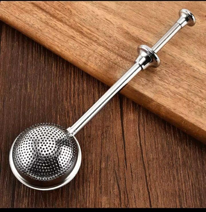 Tea Infuser Long Handle Stainless Steel Teapot Strainer Reusable Tea Strainer Filter Ball for Loose Leaf Tea Spice