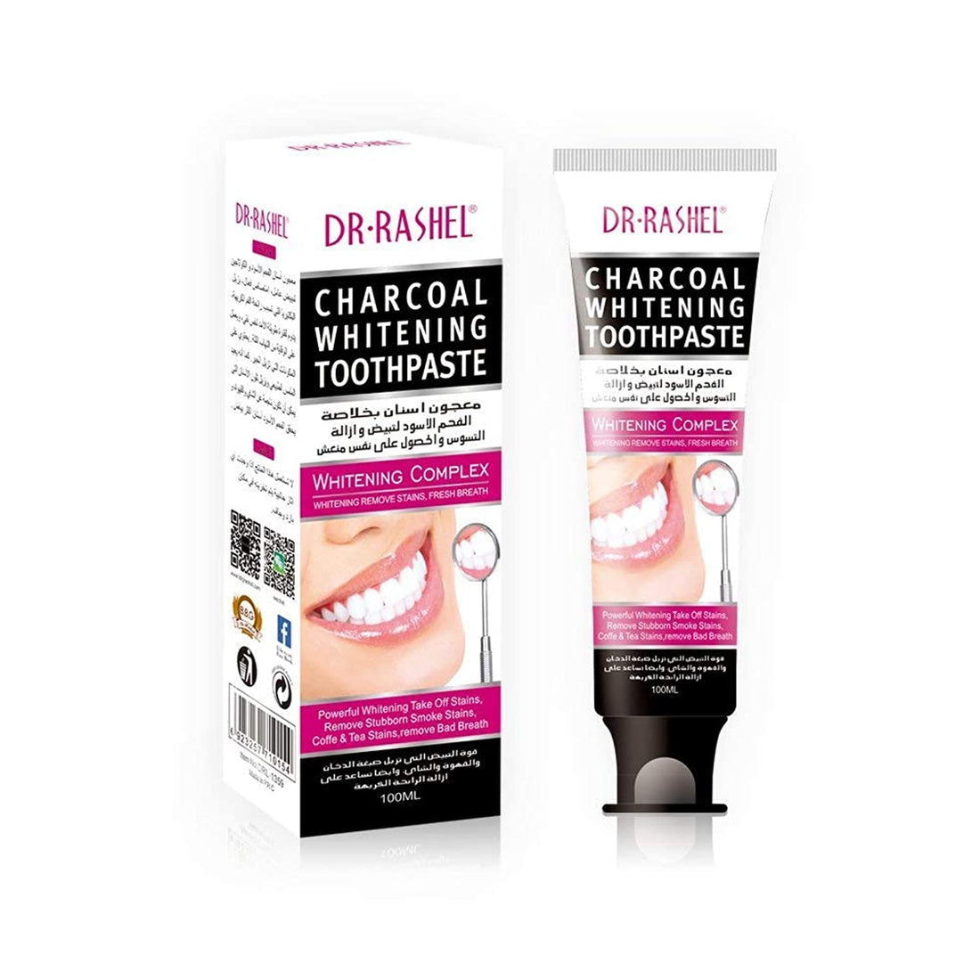 Dr. rashel black charcoal toothpaste
