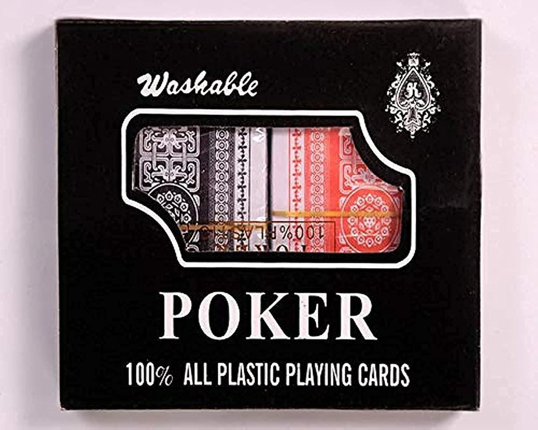 Generic Plastic playing cards for children set of 1 piece - multi color