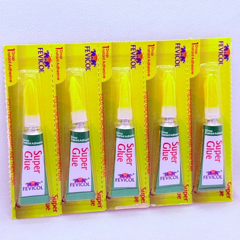 Super Nail Glue – Professional Strong Adhesive for Press On Nails & Artificial Nails | Super Glow Nails - Professional Strong Nail Polish Sticks Sticky Clips (10)
