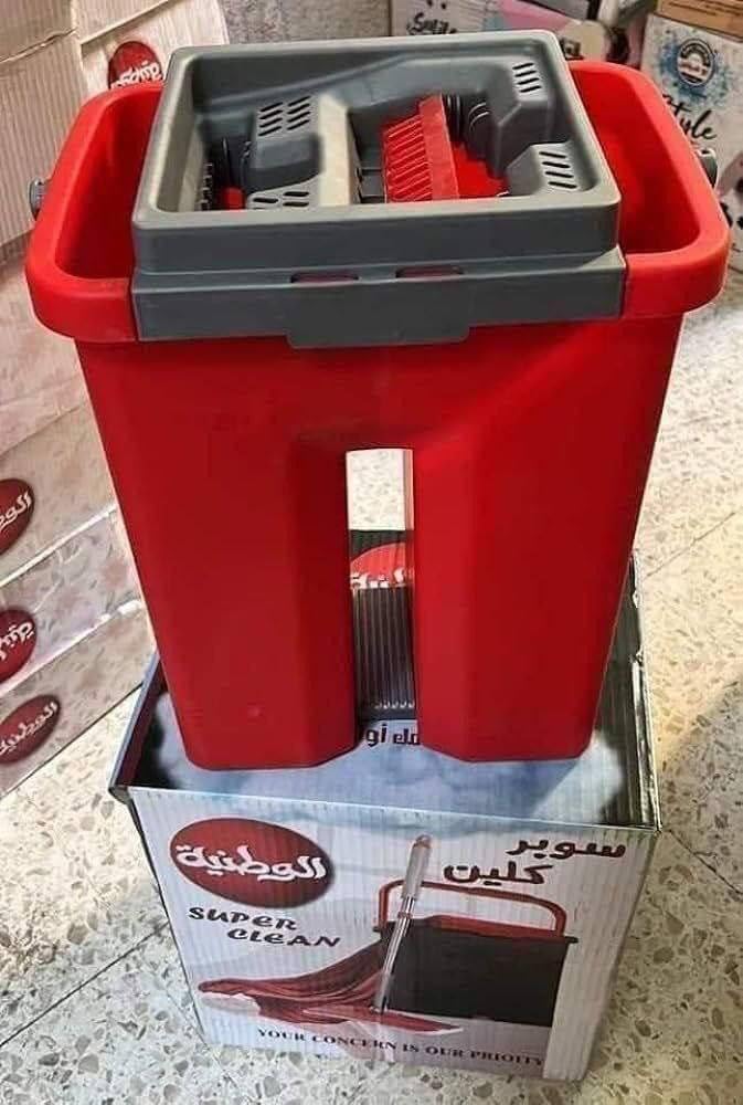 "Parquet Mop Super Patriotic Bucket: with Stainless Steel Handle with Premium Material and Unique Features Makes It Distinctive and Perfect for Any Parquet Space" - Generic