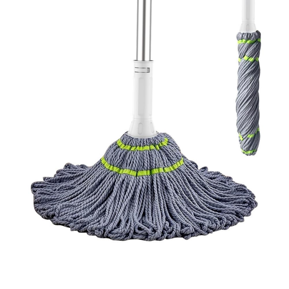 Microfiber Mops for Floor Cleaning, Long Handle Self Wringing Mop, Twist Mop for Tile, Hardwood Floor, Tile, Kitchen, Home, Office