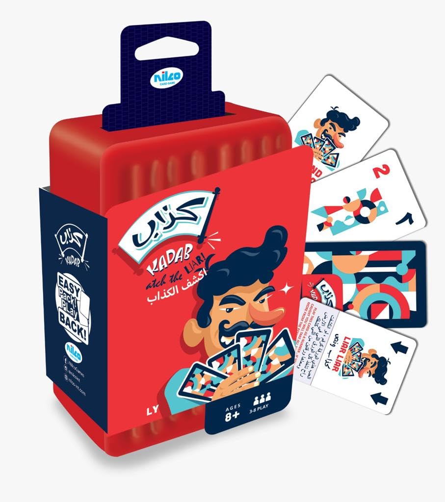 Nilco Kadab Card Game with Plastic Box, Multicolour