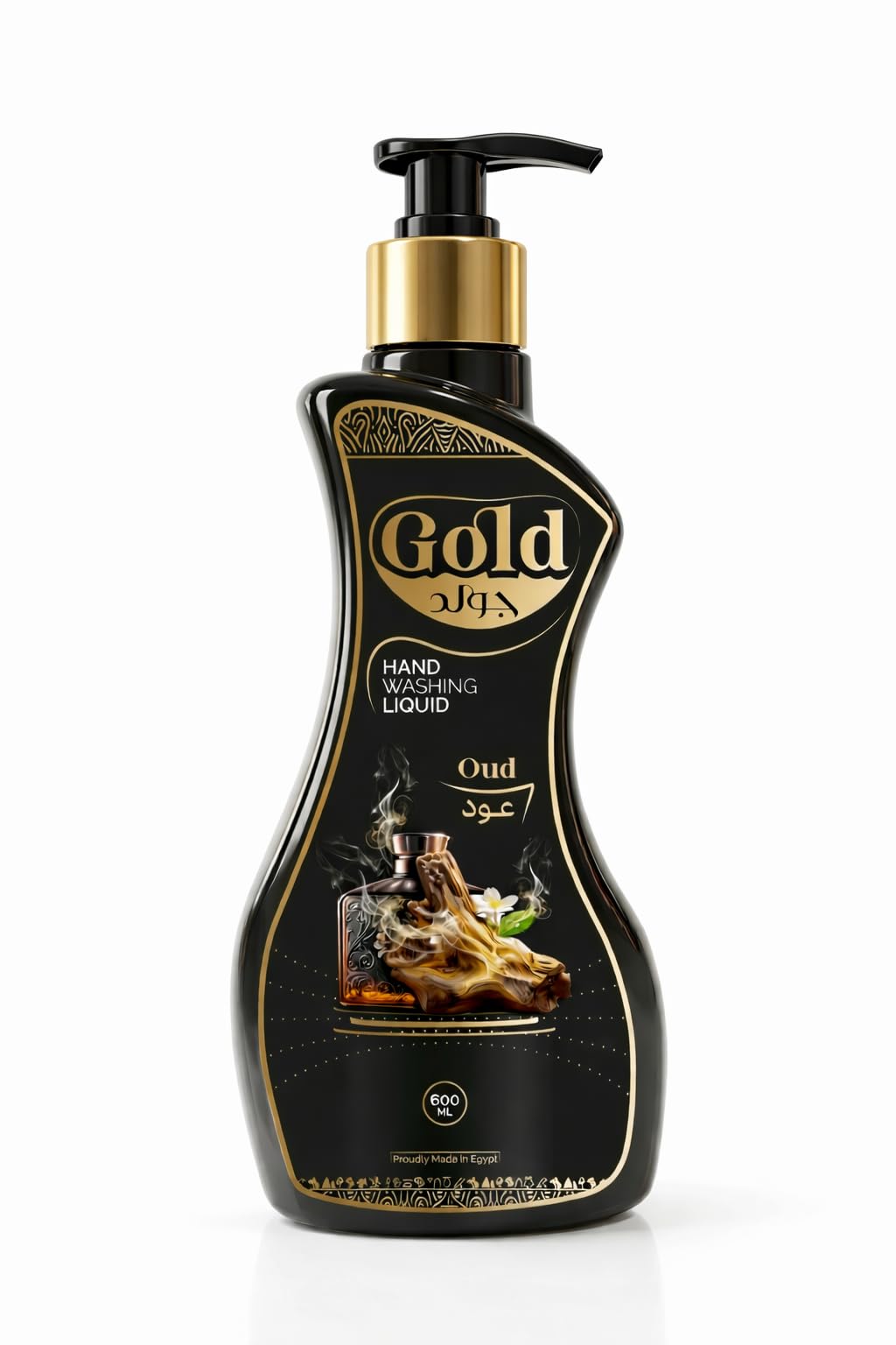 Gold United Oud Hand Wash Liquid, 600 ml