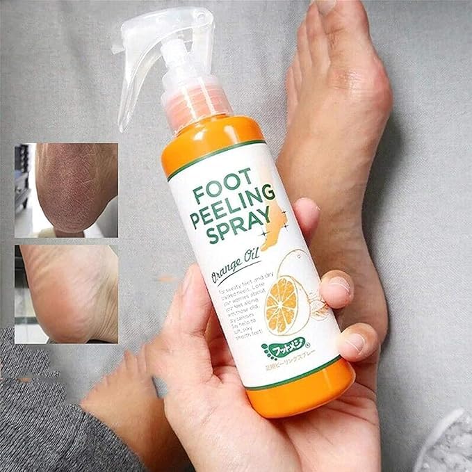 Velvet Feet Spray - Ultimate Exfoliating and Moisturizing Experience - Get Rid of Dead Skin and Cracks in Just One Touch, Make Your Feet - Generic