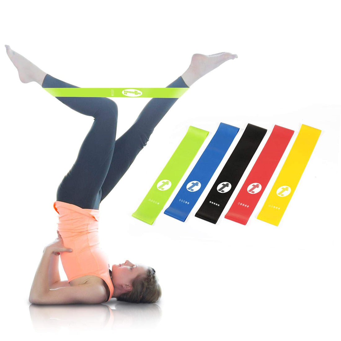 Resistance Loop Exercise Bands (Set of 5)