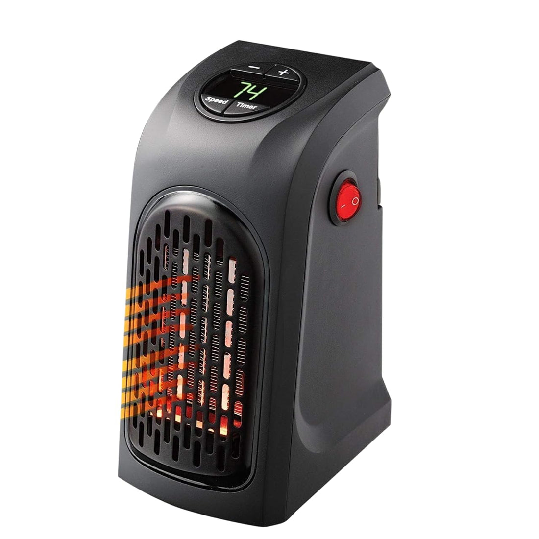 Next store 400W Mini Electric Heater Wall Outlet Heater with Digital Display Timer Adjustable Air Fan for Fast Heating Home Office