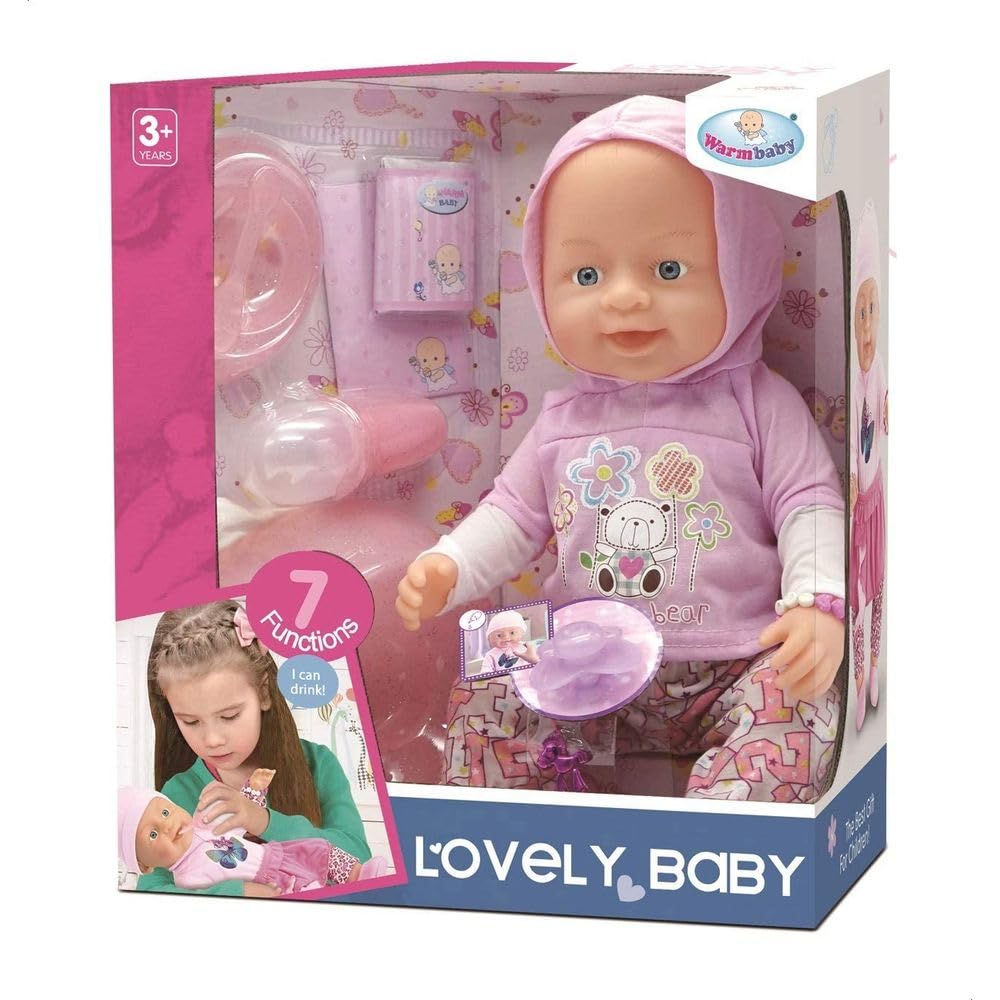 Warm Baby Interactive 7 Functions Doll - 8030-483
