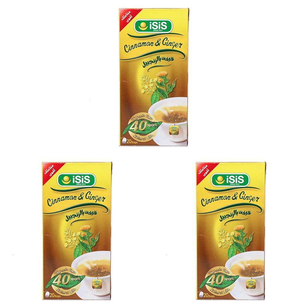 ISIS Cinnamon with Ginger 20 filters (Pack of 3)