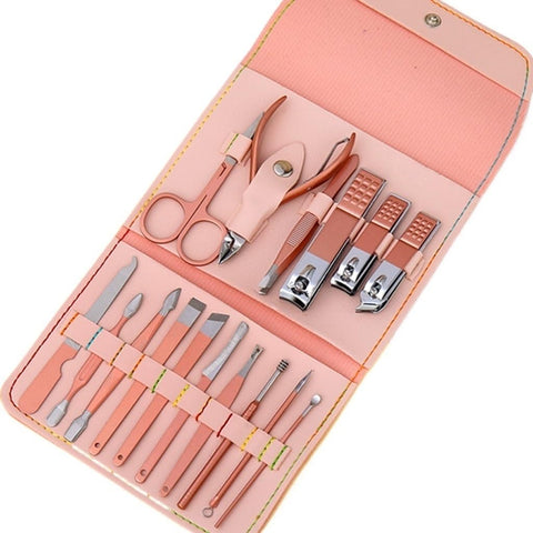 Complete Set of Stainless Steel Foot and Nail Repair Tools, Dead Skin Pliers, Nail Clipper Set