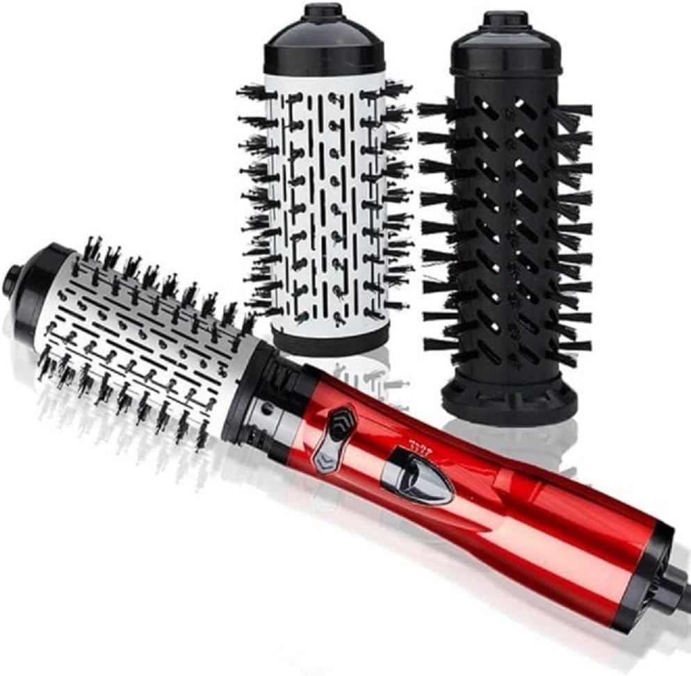Home Gold 1200W 2 in 1 Rotating Blow Dryer Styler Brush with Rotating Airbrush Hair Dryer for All Kinds of 2 Heat Settings Cool Setting Styling 360° Swivel Cord Tangle-Free Hair Dryer