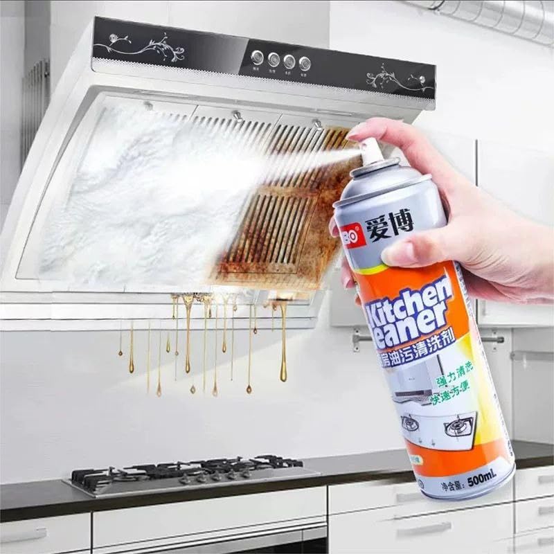 "Effective Foam Spray: The Ultimate Grease Cleaning Solution With High Efficiency And Amazing Speed, Designed To Be Effective On Various Surfaces.Enjoy The Strongest Cleaning For Your Robot - Generic