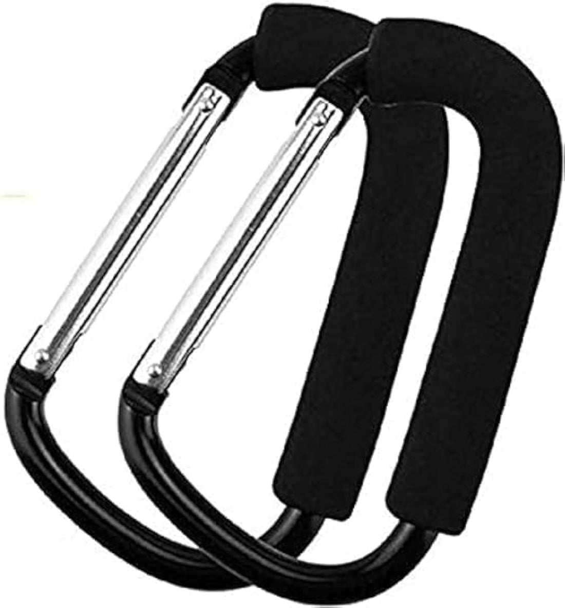 Stroller Hook Organizer Accessories for Hanging Diaper, Shopping Bags, Purses. Fits All Car Seats, Baby Joggers, Prams, shopping carts(2 Pack)