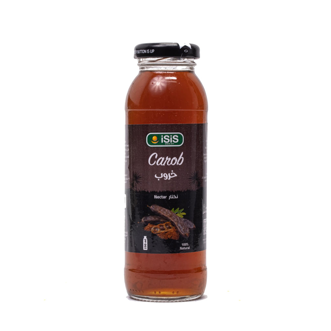 iSiS Natural Caroub Juice 250 ml (Pack of 6)