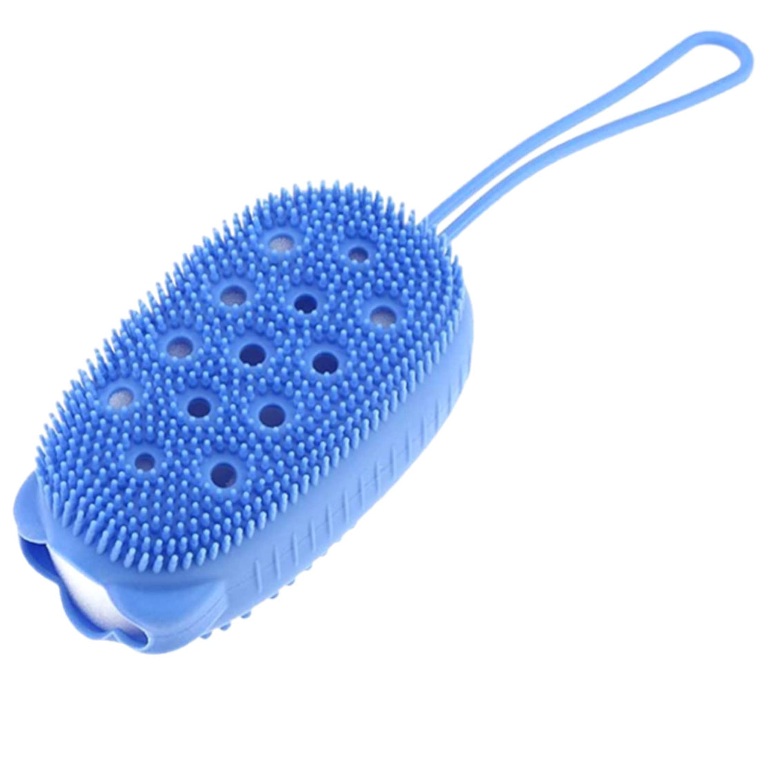Generic Multi Color Silicone Bath Body Brush, Massage Silicone Loofah, Body Scrubber - 1375cm, Gentle Exfoliation, Cleansing, Soothing