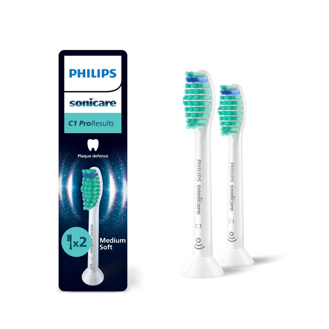 Philips Sonicare Pro Result 2 Pack Replacement Head - HX6012/87