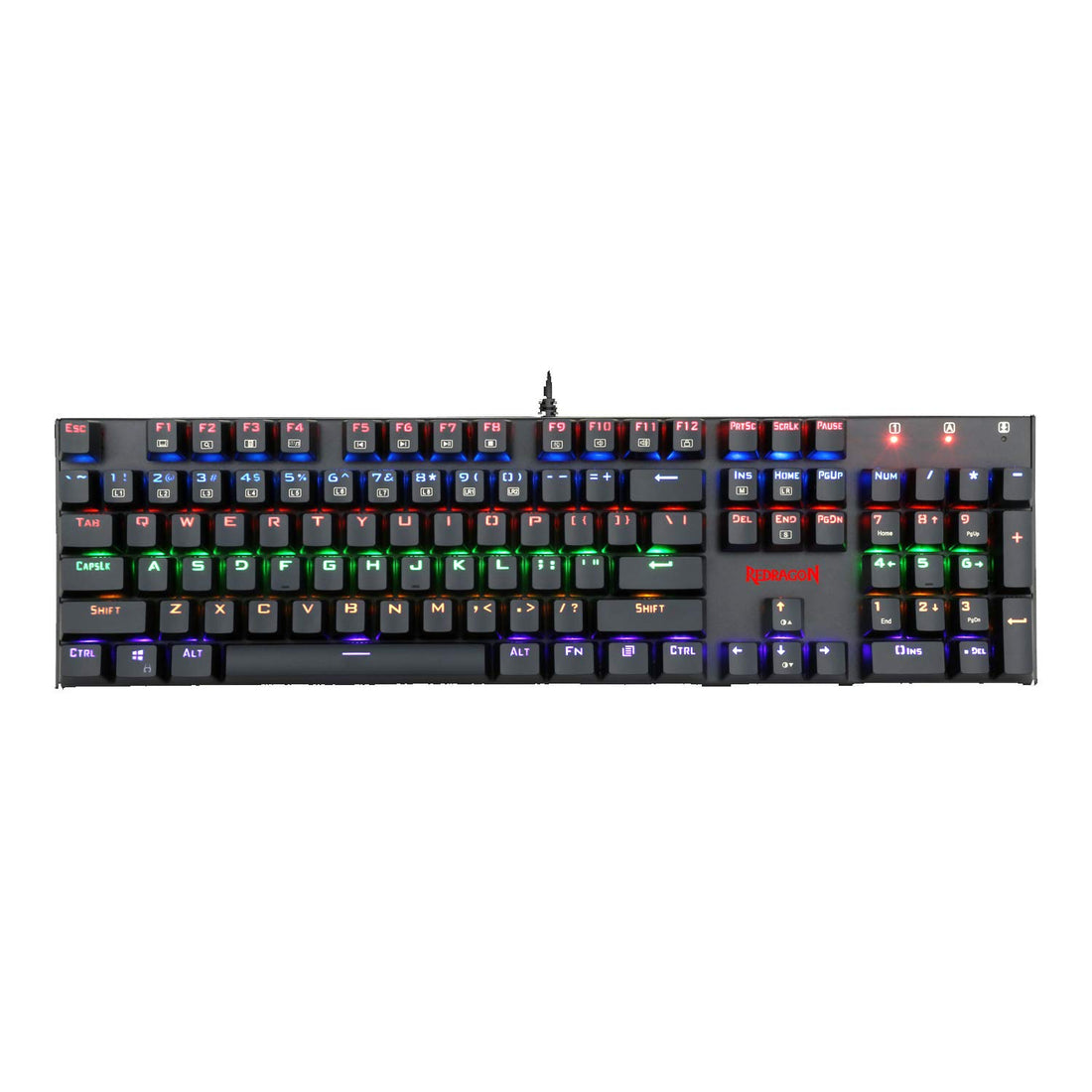 Redragon K565 Rudra Rainbow Mechanical Gaming Keyboard - Blue Switch