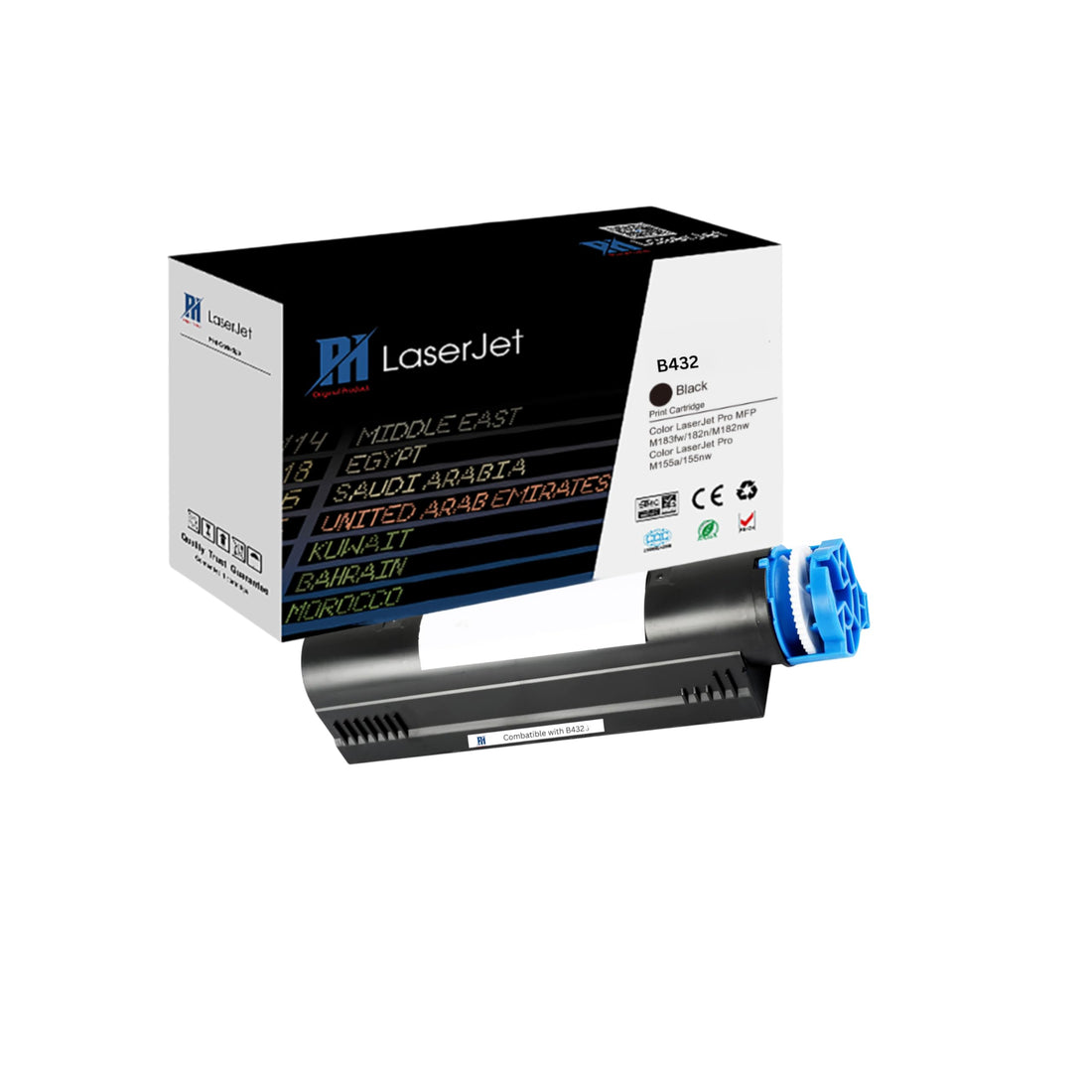 PH B432 Compatible Black Toner Cartridge Replacement for B432 – High Yield Laser Printer Toner