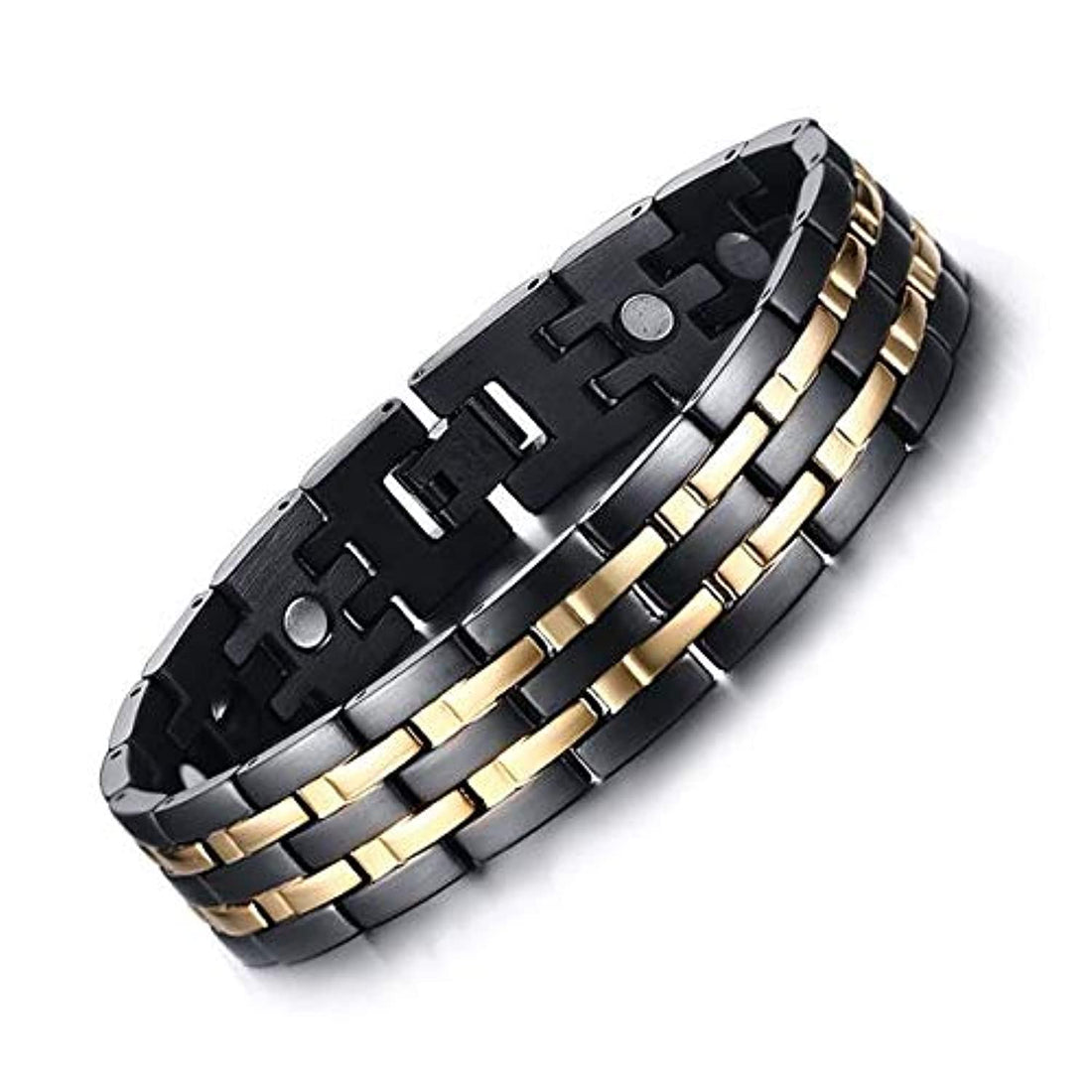 BRACELETS STAINLESS STEEL HEALTH POWER ENERGY GERMANIUM MAGNETIC STONE