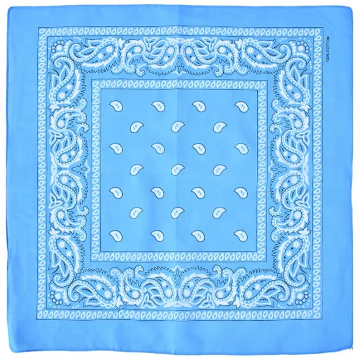 Bandana, Multipurpose Head Scarf, Neck Wrap, Face Cover, Handkerchief, Unisex