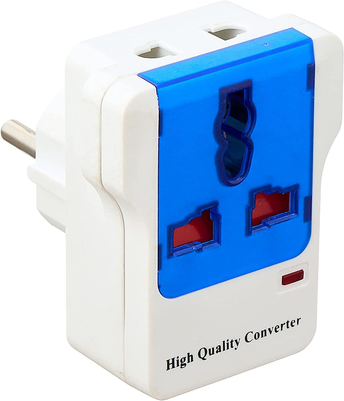 2 Pieces Double Bisk Trio Bisk Power Adapter - White and Blue