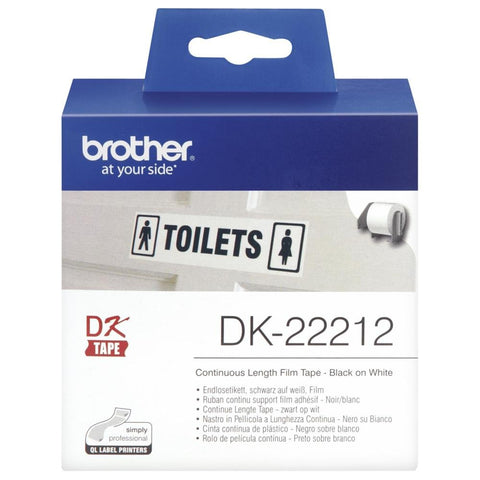Brother DK-22211 Continuous Length Film Tape - 29mm x 15.24m