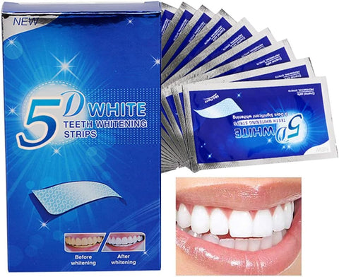 THE PACK Teeth Whitening Strips, 7 Pcs, Mint Flavor, 14 Treatments, Whitening, Strip Form, Safe & Non-Sensitive, Reduces Sensitivity, Removes Coffee/Soda/Wine Stains