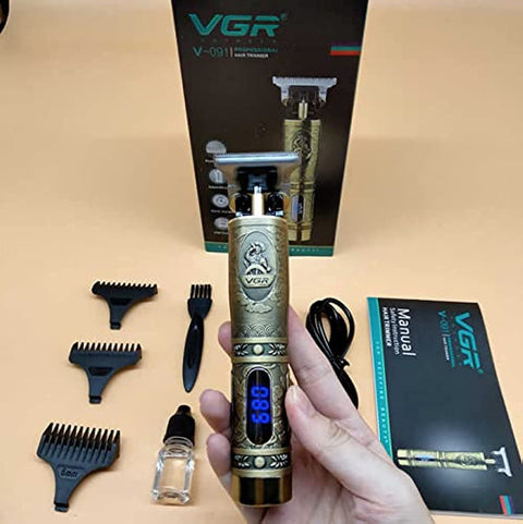 VGR Metal Shaver with LED Display