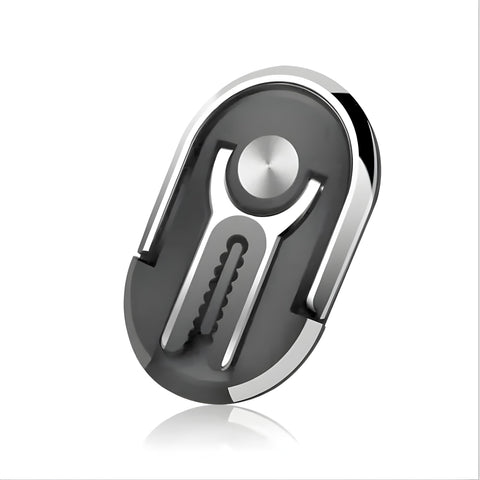 Next Store 3 in 1 Mobile Phone Ring Holder with Car Vent Clip, Grip Ring and Kickstand Holder, 360 Degree Rotation, Durable and Lightweight Design (Black)