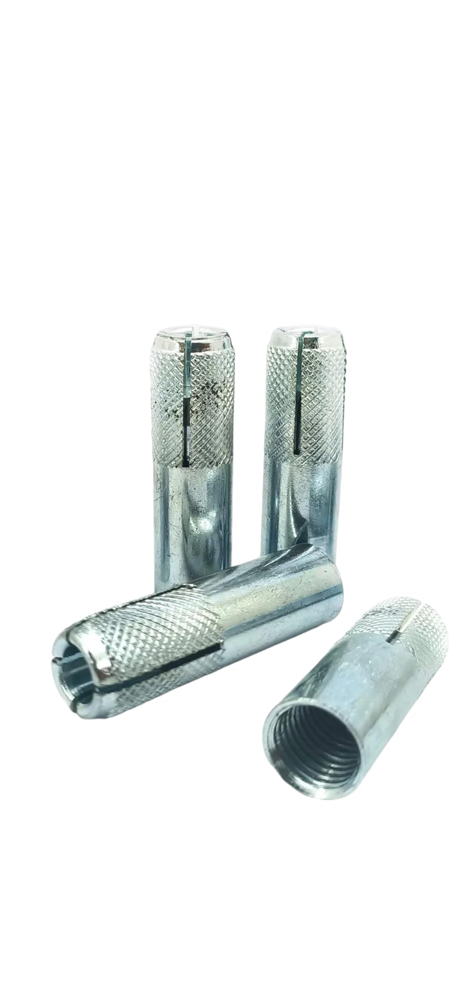 Fisher Silver Metal Mounting 8mm - 20 Count - Strong Hold for Concrete and Brick - High Quality