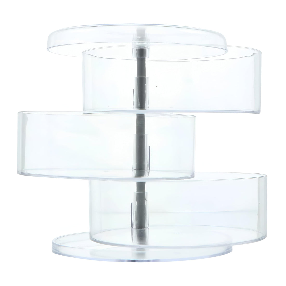 Desktop Makeup Regulator - Flexible Periodic Storage Cosmetics Rack, Plastic Construction with Multiple Levels for Easy Makeup and Beauty