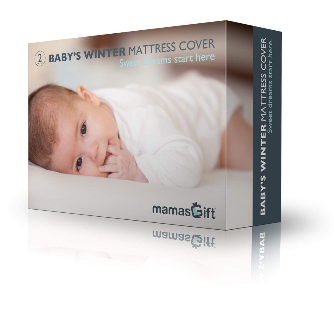 mamas gift 2-Pack Fleece Crib Sheets - Soft & Warm Winter Baby Bed Sheets for Standard 120x60 cm & 140x70 cm Mattresses - Breathable, Snug Fit, Machine Washable
