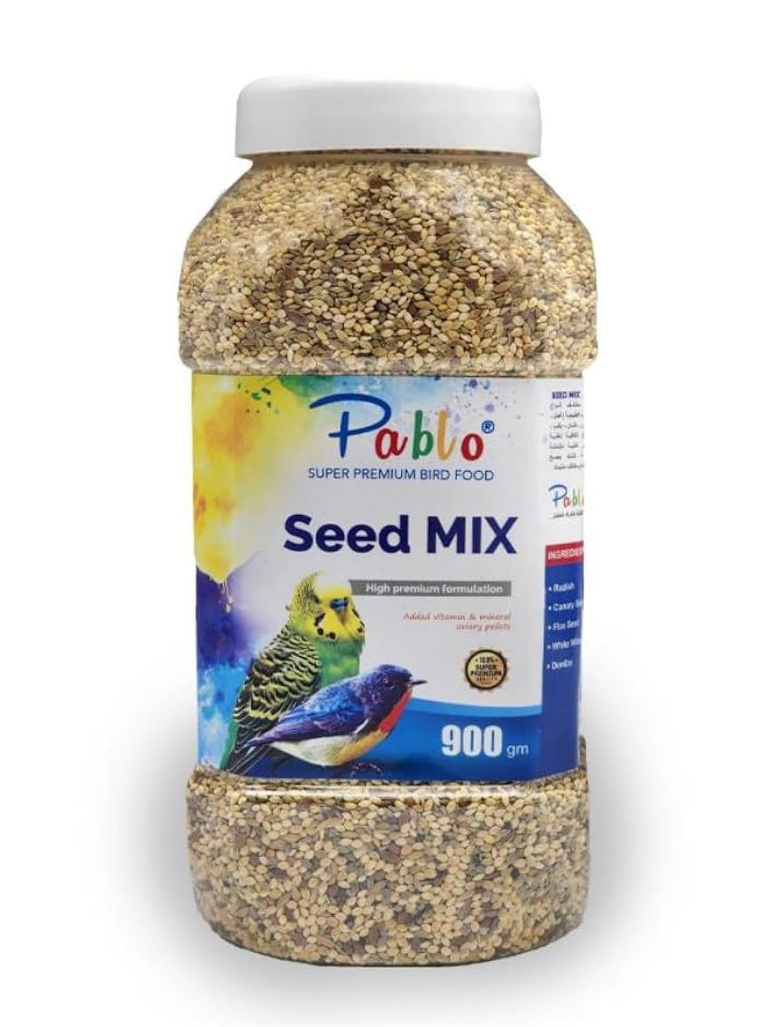 Pablo Super Premium Food Blend For Budgie Seed Mix 900gm