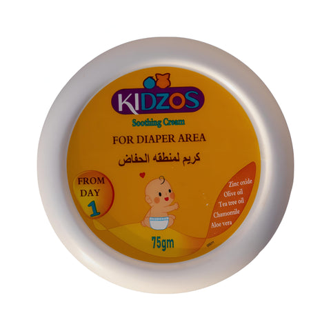 Kidzos Soothing Cream For Diaper Area From Day1-75gm