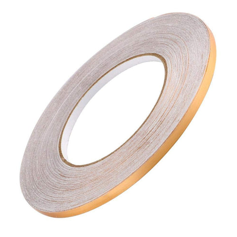 KB Home Decor Floor Seam Sticker self-adhesive Tile Stickers Decorative Sealing Foil Tape Waterproof Gold Silver DIY Foil Strip Wall Sticker (Gold, S-0.5CM-50M)