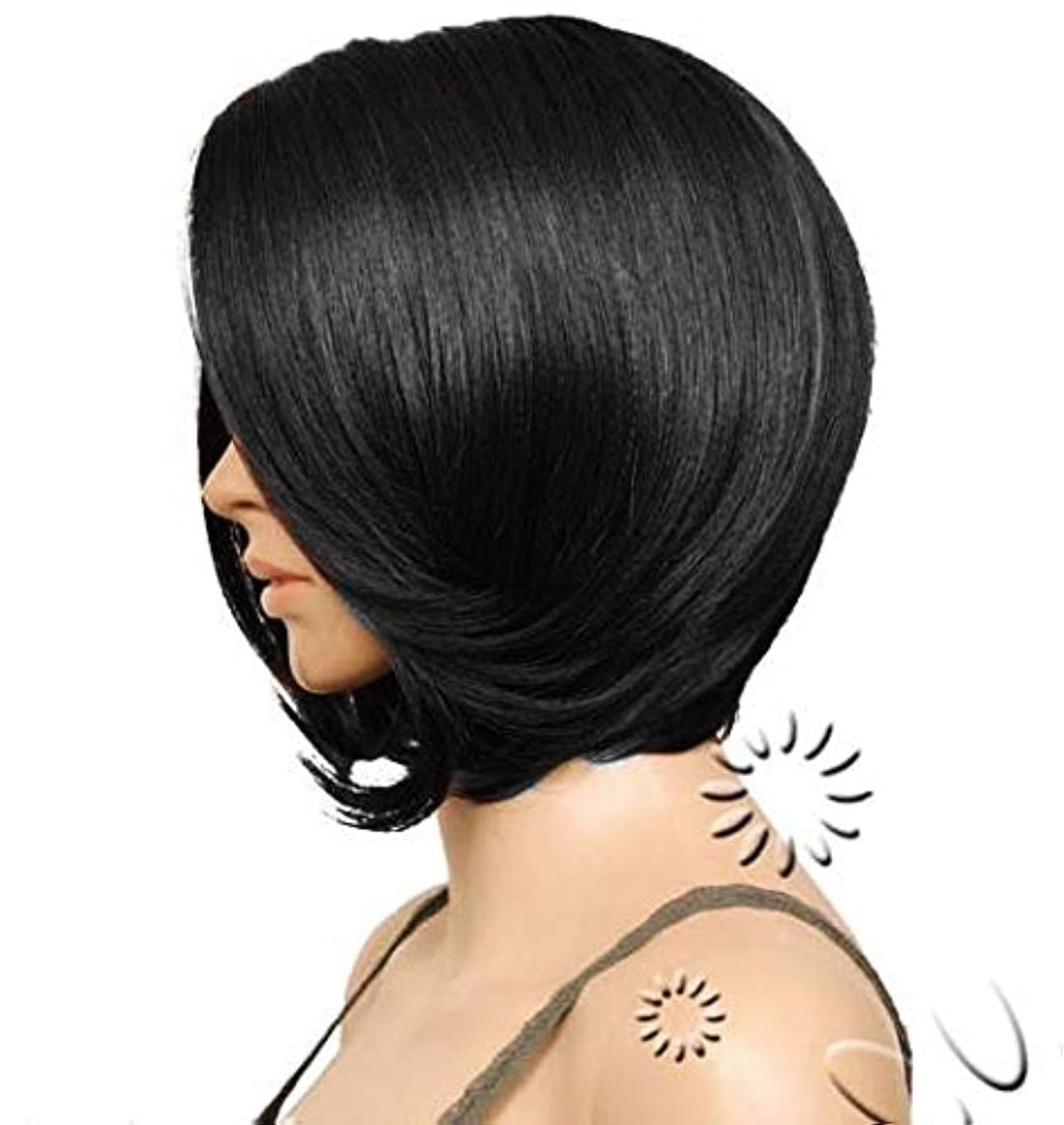 no logo DARA SYNTHETIC HAIR LACE Front WIG DEEP INVISIBLE DIAGONAL PART