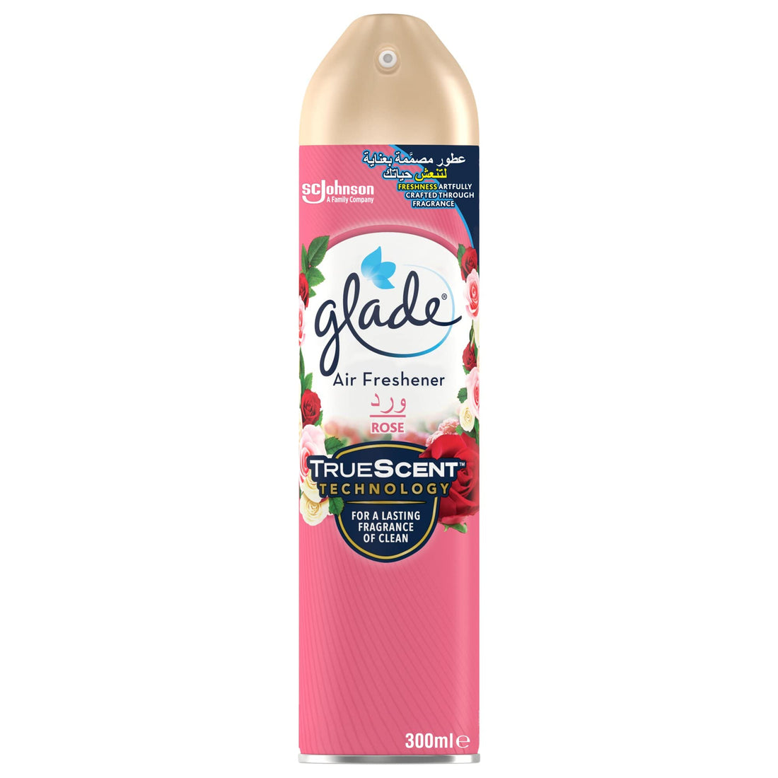 Glade® Air Freshener Spray, Rose, 300 ml