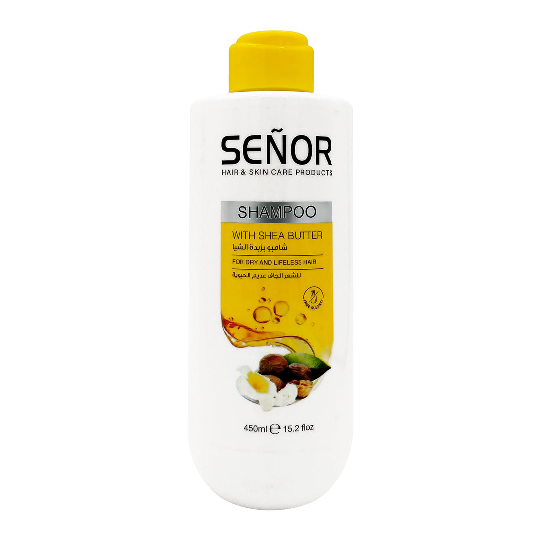 Senor Hair Shampoo For Dry & Lifeless Hair With Shea Butter - 450ML