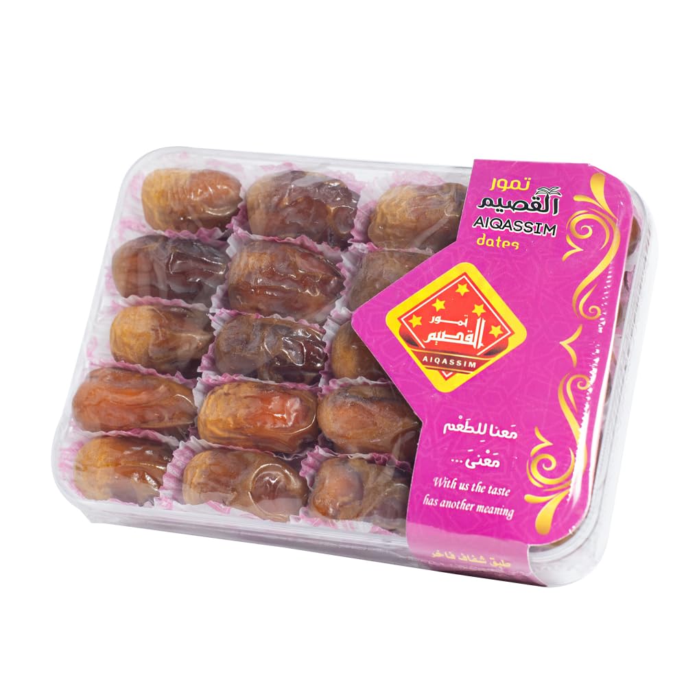 Al Qassim Dates in Transparent Box 400 g