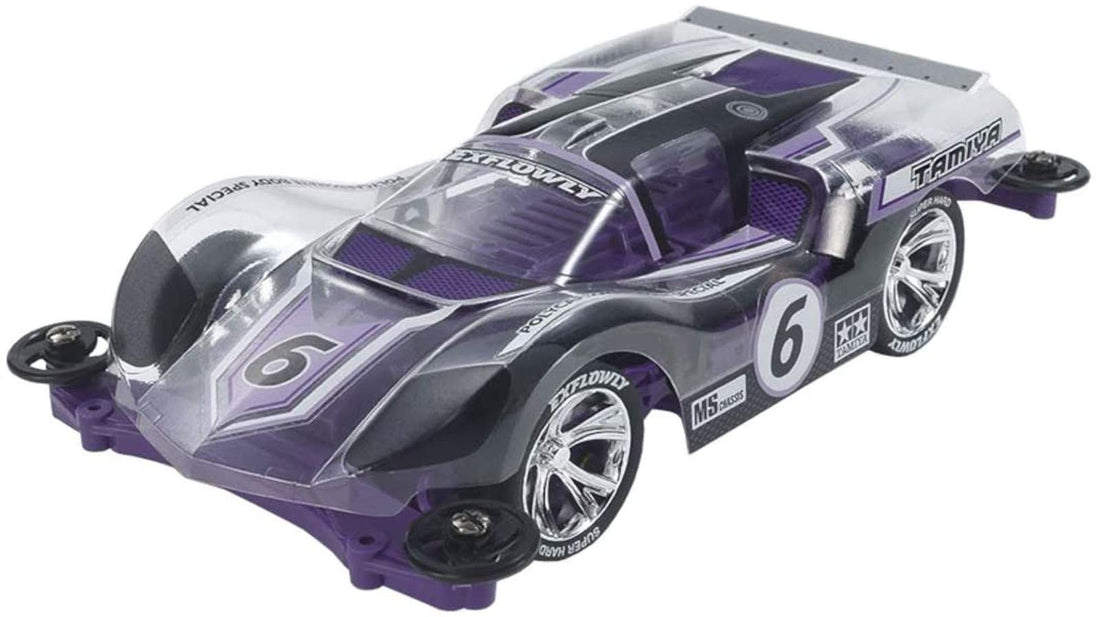 1/32 Mini 4WD PRO Exflowly Polycarbonate Body Special Purple (MS Chassis)