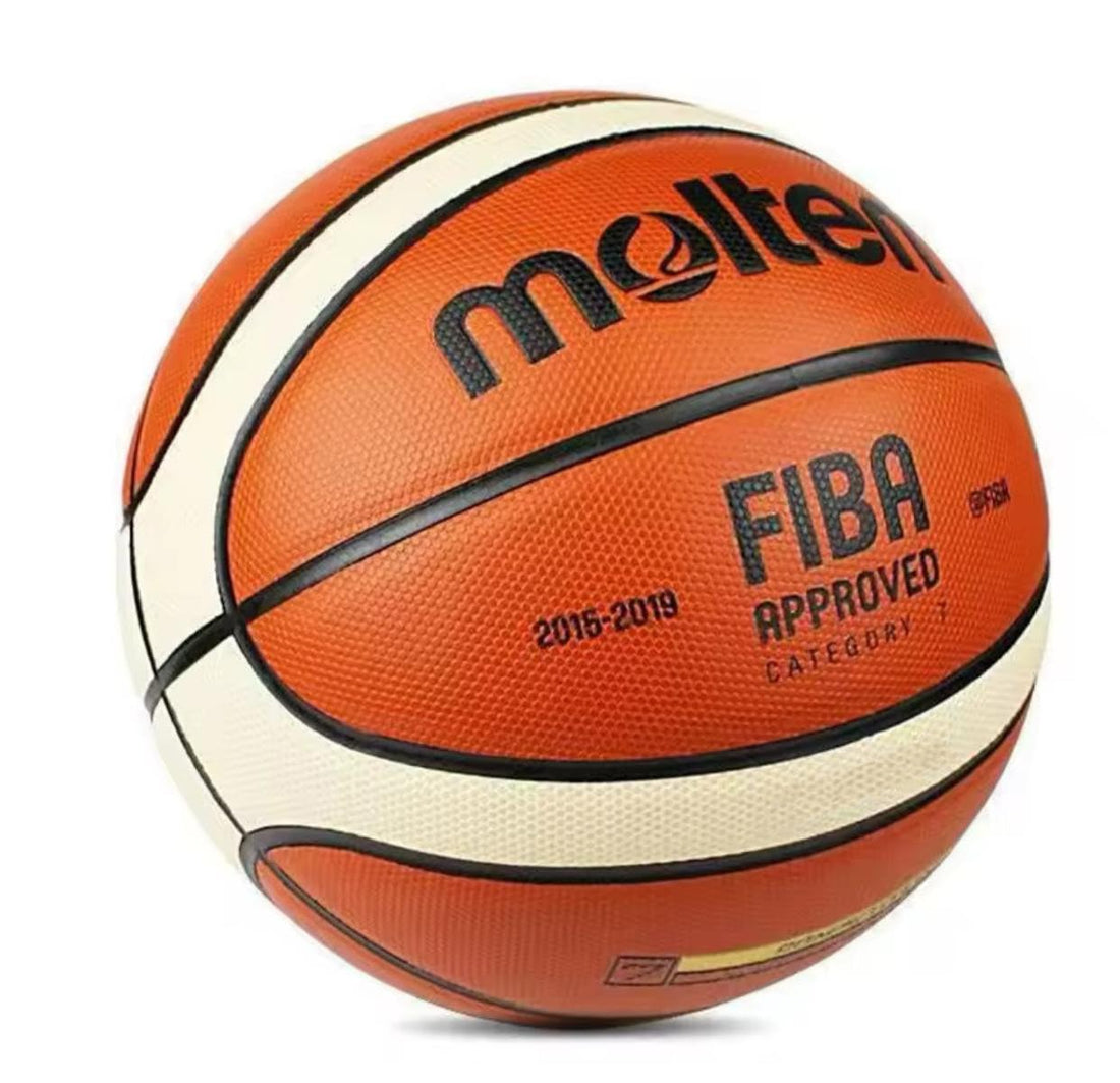 QSHOP Molten Synthetic Leather Basketball Unisex Adult Basketball Indoor Outdoor Basketball IBA Approved