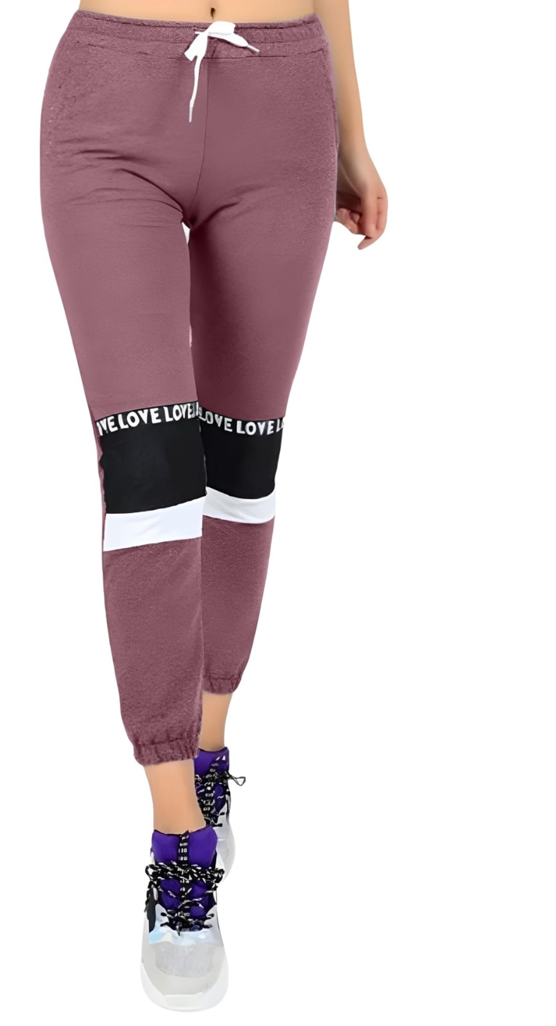 MIZAH Women Girls Milton Sport Mesh Casual Pants
