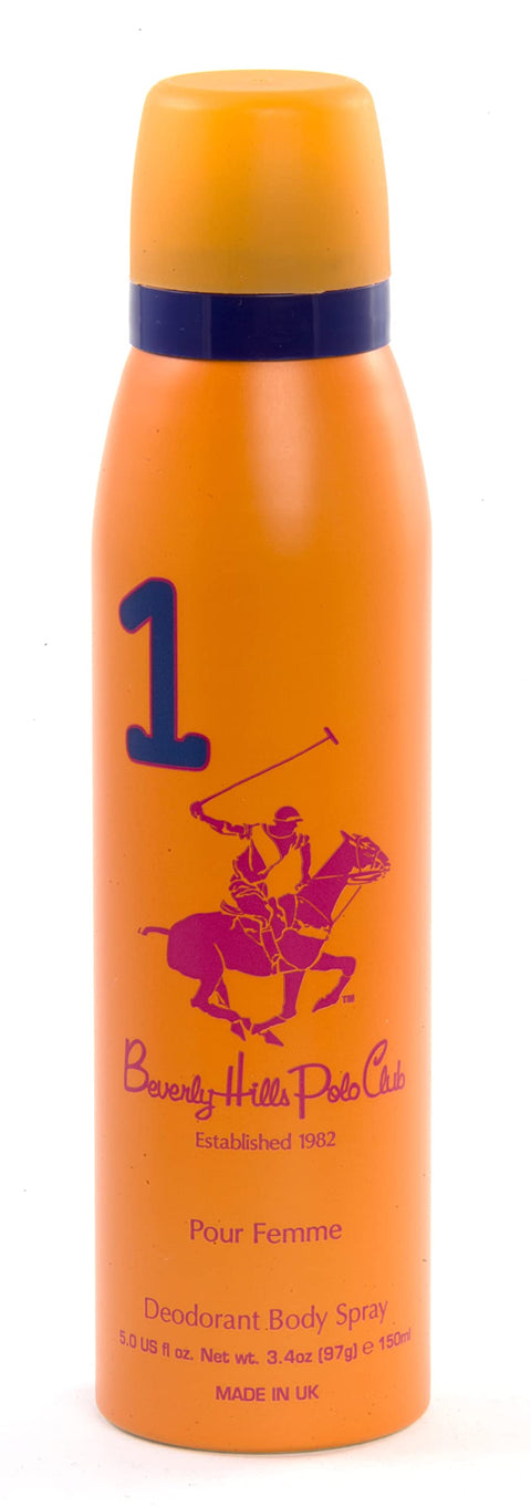 BEVERLY HILLS POLO CLUB WOMEN #1 DEODORANT 150ML.