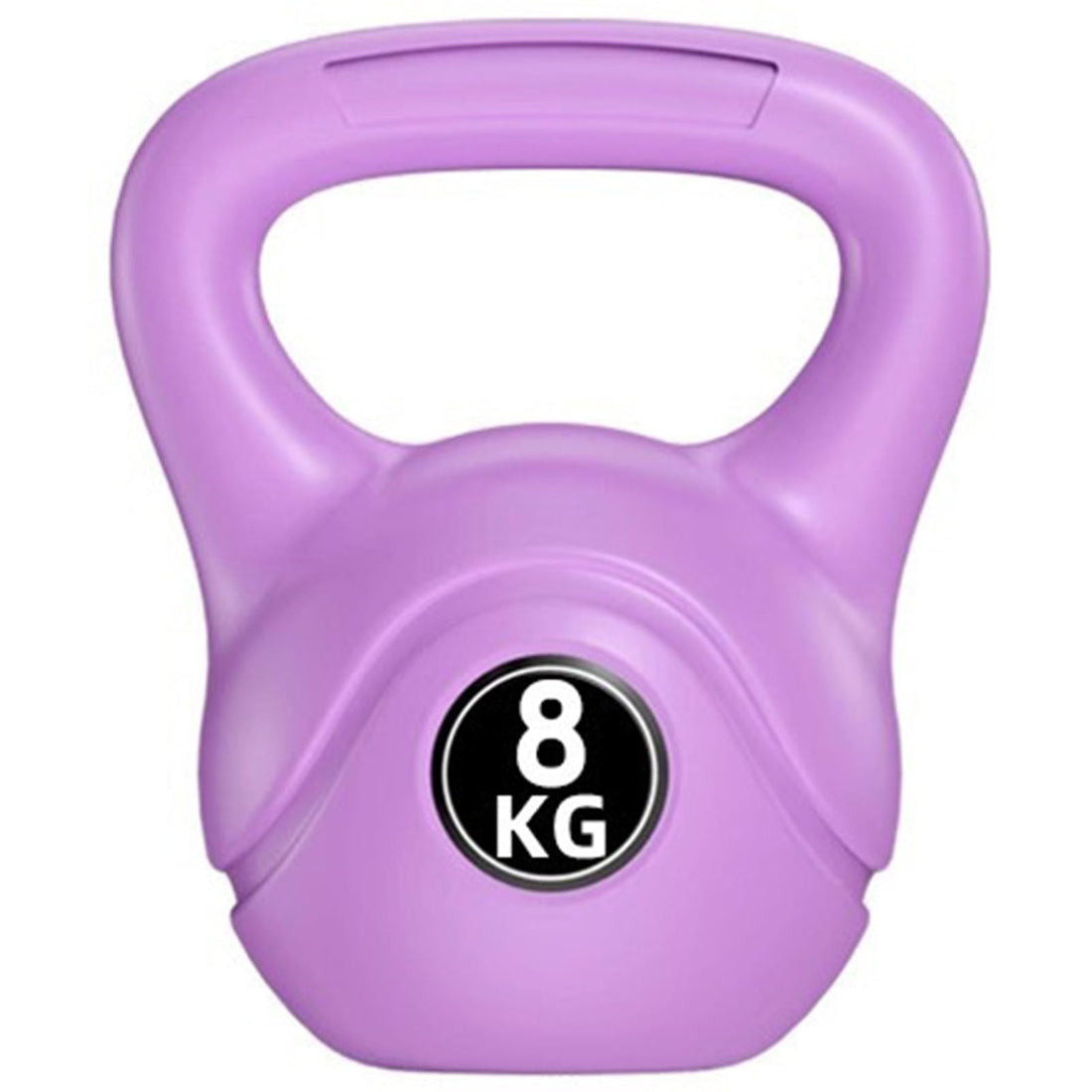 Qiccijoo Kettlebells Weights Strength Training Kettlebells for Women & Men Exercise Fitness Kettlebells for Home Gym(8kg/17.6lb-Purple)