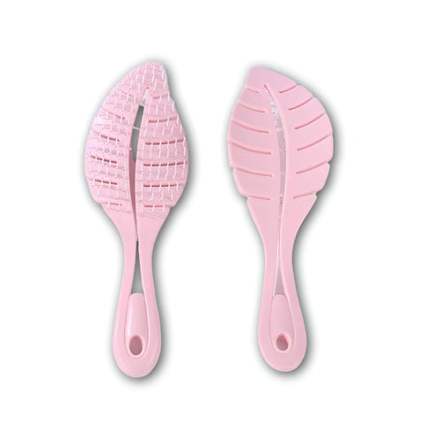 Hair Brush - Stylish Openwork Paddle Detangler with Leaf Shape, Designed for Women and Girls, Perfect for Salon, Barber Shop, and Everyday Use (1 option)