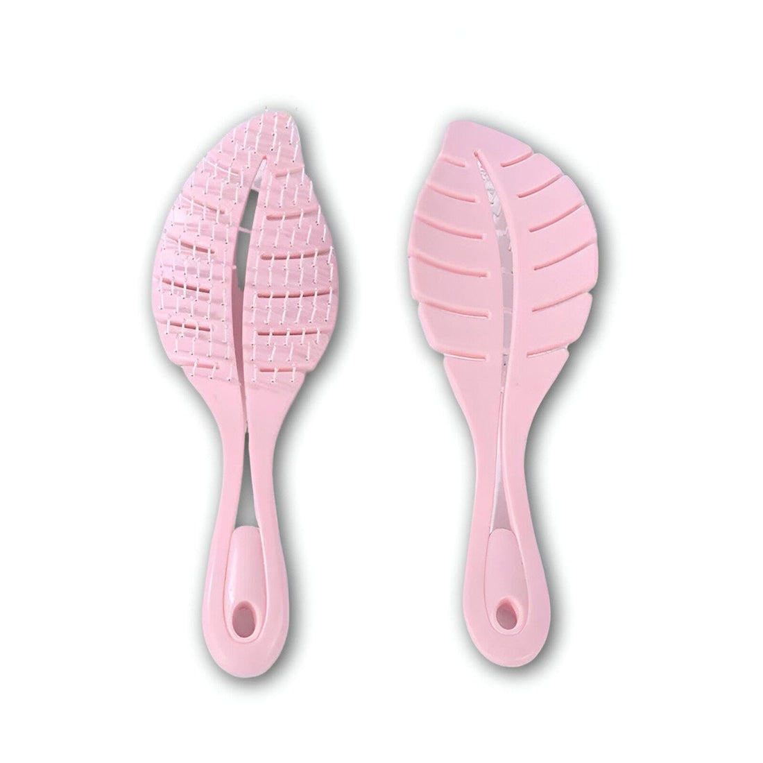 Hair Brush - Ergonomic Paddle Detangler with Leaf Pattern Openwork Design for Women and Girls, Making Hair Tangle-Free in Salons and at Home (1 option)