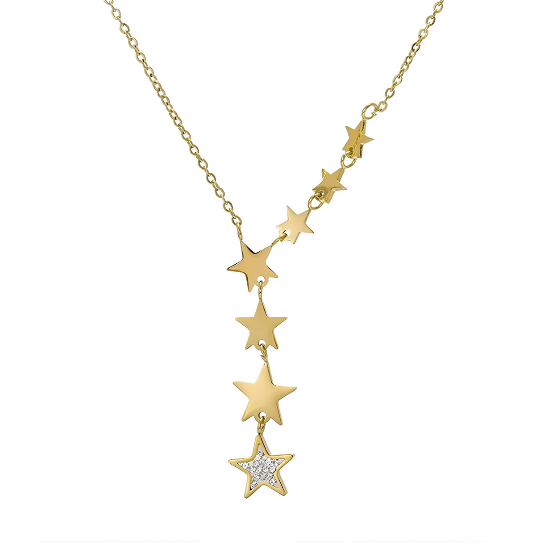Child’s Stainless Chain - Cute and durable stainless steel chain designed for girls, simple yet stylish, perfect as a daily accessory, easy to match with various outfits.
