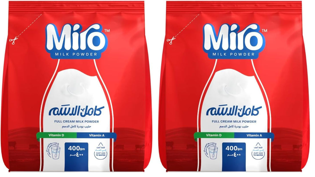 Miro Milk Powder Full Cream Box, 400 gm (Pack of 2)