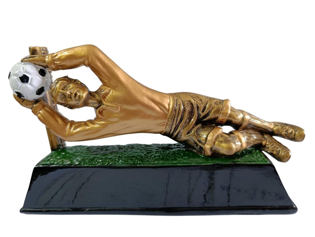 Football Goalkeeper Cup with or Without Pattern, Shapes, Sculptures, Multicolor