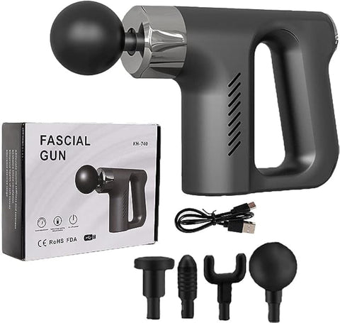 KH-740 Hand Held Massage Gun - Facial Gun – Relaxation Massage Gun - Percussion Vibration Mini Muscle Massage Gun